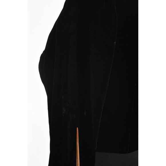 Vintage 1990s Medium Black Long Sleeve Cocktail Dress | by Valentino Miss V - Picture 9 of 10